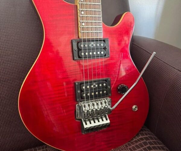 WASHBURN BT-10 Jennifer Batten MAVERICK - RED FLAME Wolfgang Floyd Rose type AXE