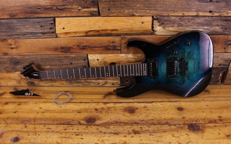 ESP LTD M-200DX NT Electric Guitar Blue Burst-DAMAGED