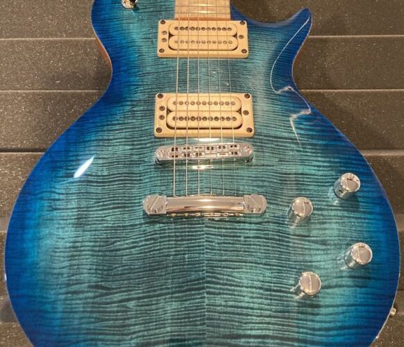 Kiesel Carvin CS6 Aquaburst Guitar w Switchcraft & CTS Upgrades